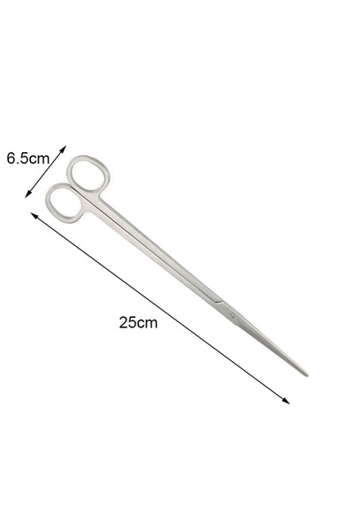 Choice3 مقص مستقيم، أدوات مقص حوض السمك، ملقط، نباتات، مقص موجة، عشب، فولاذ م...