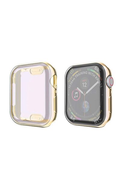 Choice Series 456 SE 44mm Gold Cover for Apple Watch Ultra 9 8 7 6 SE 5 4 Screen Protector for iWatch Serie
