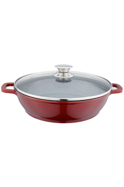 OEM Set 2 x Cratita din Aluminiu, cu Ceramica, cu Capac din Sticla, pentru prepararea gemului, Sosului d