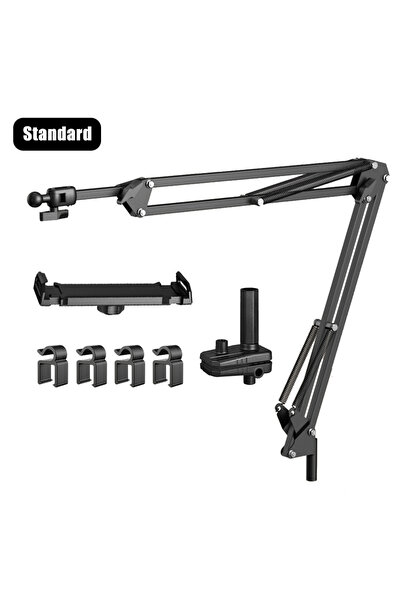 Choice1 حامل لوحي قياسي للسرير، حامل هاتف دوار لأجهزة iPad Pro و Tab Pad و Ta...