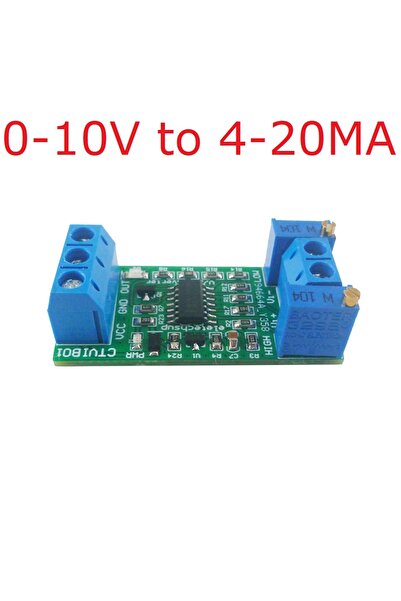 Choice3 0-10V 0-5V/0-10V to 4-20mA/0-20mA Voltage to Current Analog IO Module...