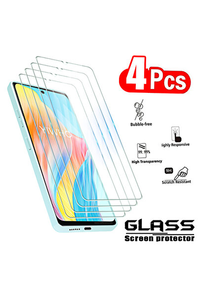 Choice4 4 قطع لهاتف oppo A79 5G HD 4 قطع من الزجاج المقسى لـ A79 A59 A38 A58 ...