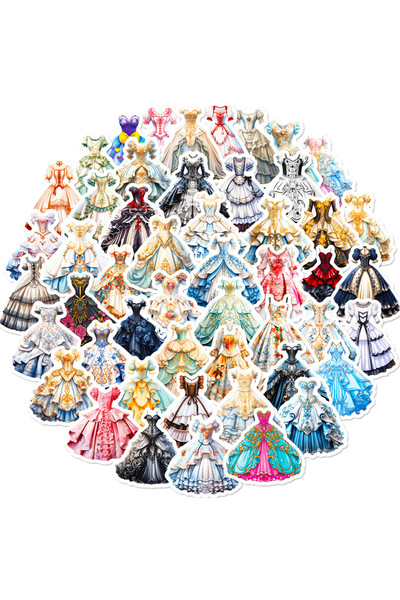 Choice1 لوليتا 50 قطعة ملصقات تنورة لوليتا اللطيفة 50 قطعة ملصقات على طراز لو...