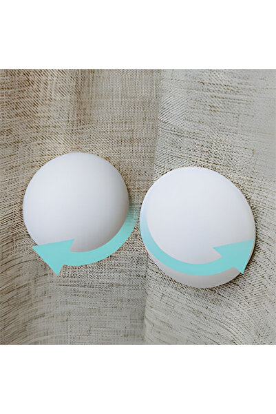 Choice زوج واحد من ستائر الحمام المغناطيسية المغلفة بالسيليكون المستديرة 360 ...