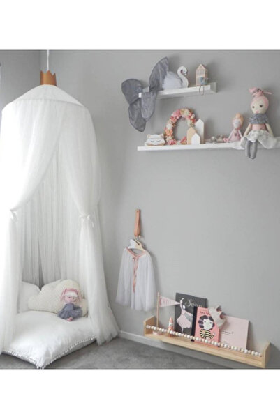 Choice white Mosquito Net Hanging Tent Star Decoration Baby Bed Crib Canopy Tulle Curtains for Bedroom Play