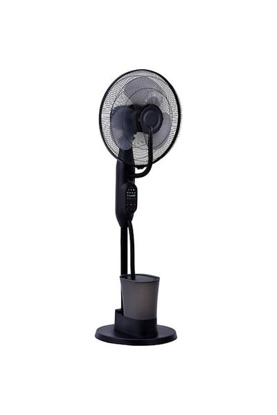 Hausberg Ventilator cu pulverizare de apă Vionex 5601, 75W, umidificator 16", 2.8L, LCD, telecomandă, temporizator 7.5h, negru