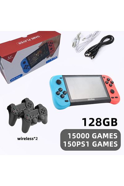 Choice 15k with wireless VILCORN X50 MAX Handheld Game Console for PS1 Retro Games Kids Video Game Player f