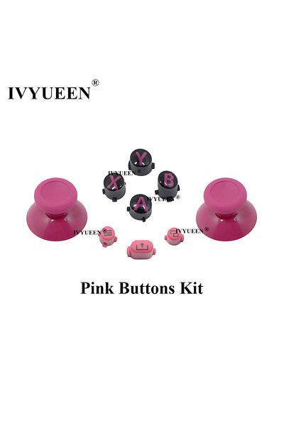 Choice Pink IVYUEEN for XBox Series X S Core Controller Thumbsticks ABXY View Menu Share Buttons Mod Kit Re