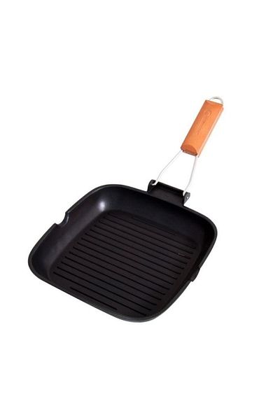OEM Tigaie grill Grunberg, 36 cm, Negru