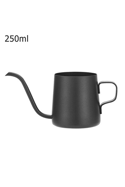 choice2 black 250ml Long Narrow Spout Coffee Pot 12 Oz Small Fine Stainless P...