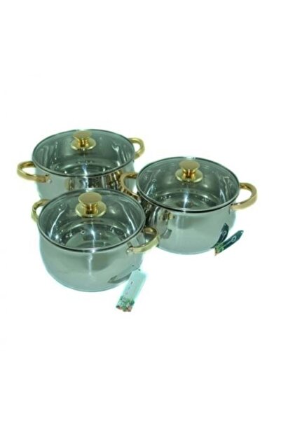 OEM Set oale 6 piese Grunberg, cu capac, argintiu