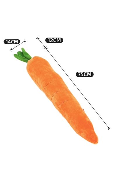 Hoopet لعبة الجزرة الكبيرة للكلاب الأليفة، لعبة الجزرة المحشوة، لعبة مضغ الخض...