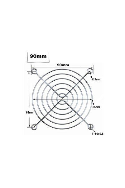 Choice1 واقي معدني للمروحة مقاس 90x90 سم، 120 مم × 120 مم، 90 مم × 90 مم، 80 ...