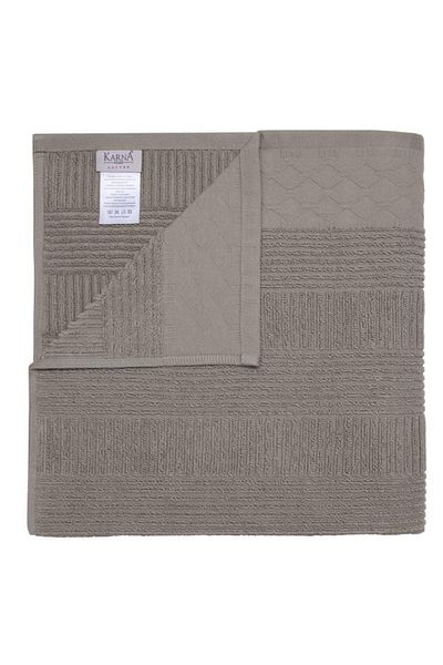 Karna Home Prosop unic din bumbac Jacquard Karnaval Home Ruma 50x90 cm - Cappuccino