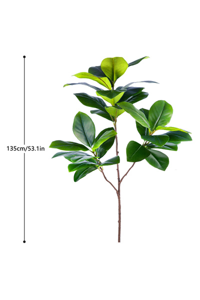 Choice YLY-3C-135-T7 نبات فيكوس اصطناعي ذو أوراق على شكل كمان، بطول 77-135 سم...