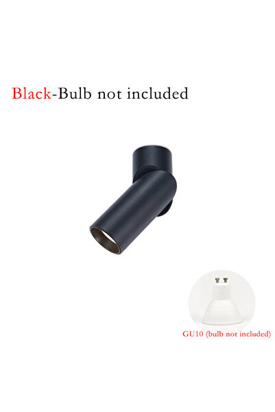 Choice No GU10 bulb Black Led Spotlights Surface Mounted Led Downlight GU10 F...