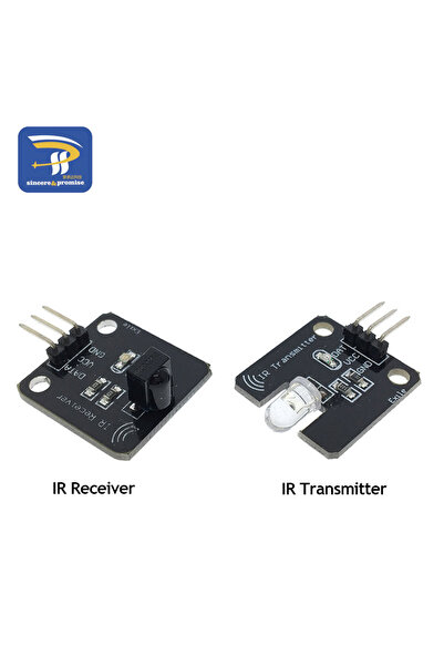 Choice13 مجموعة واحدة من وحدة إرسال الأشعة تحت الحمراء IR وحدة استشعار مستقبل الأشعة تحت الحمراء الرقمية 38 كيلو هرتز لـ Arduino El