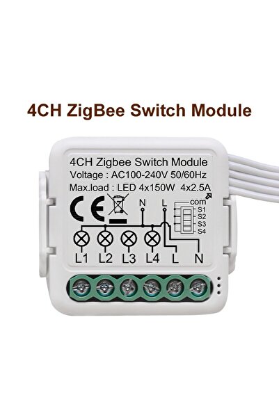 Choice وحدة تحكم JR-ZDS05 GIRIER Tuya ZigBee 3.0 بقوة 10 أمبير للمنزل الذكي، ...