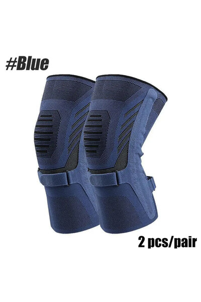 Choice3 M Blue Compression Knee Brace Support with Side Stabilizers - Arthrit...
