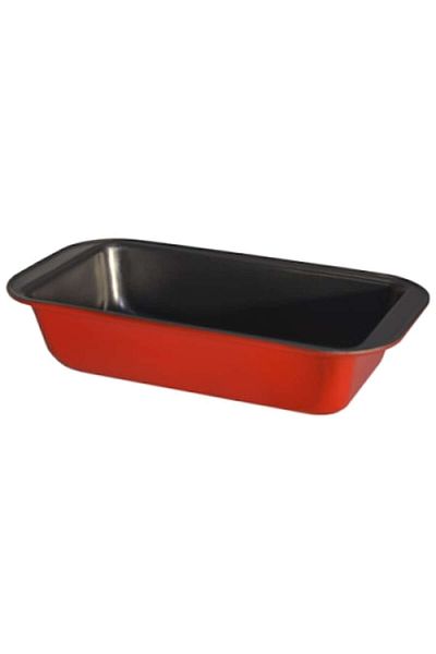 Oti Tava pentru Cozonac Teflonata Rosie 25x13 cm, Scop®