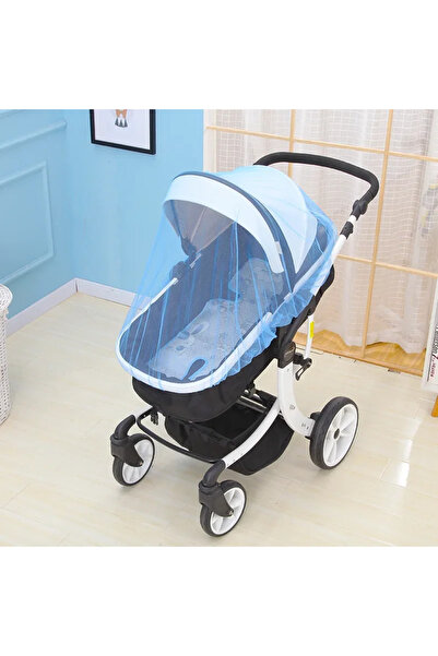 Choice3 ناموسية عربة أطفال زرقاء C92-، ناموسية لحماية الأطفال من الحشرات، شبك...