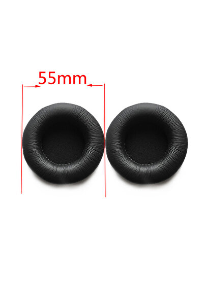 Choice4 وسادات أذن بقطر خارجي 55 مم لسماعات الرأس، وسادة جلد الضفدع المجعدة، ...