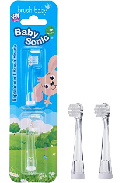 Brush-Baby BabySonic Electric Toothbrush Replacement Brush Heads for 0-18 Months