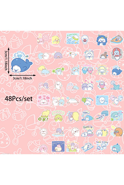 Choice ملصقات مخلوقات بحرية ذاتية اللصق متعددة الألوان، هدايا صغيرة للحفلات، ...