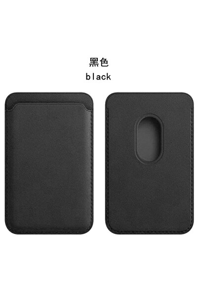 Choice جراب محفظة بطاقات رسمي أسود من مادة ABS مع علبة، مصنوع من نسيج فاخر، م...