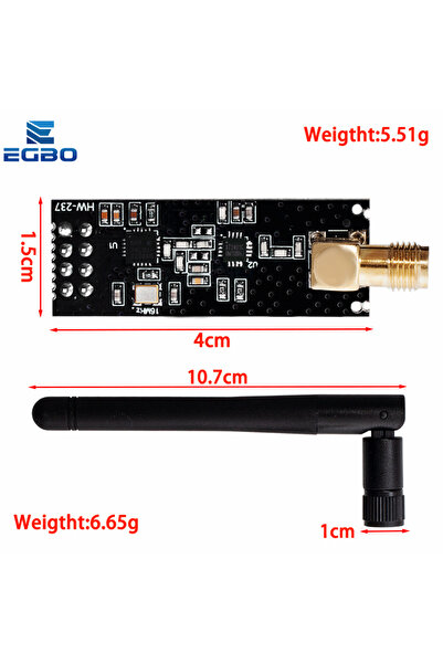 Choice NRF24L01 PALNA NRF24L01 PA LNA وحدة لاسلكية مع هوائي لمسافة طويلة 1000...