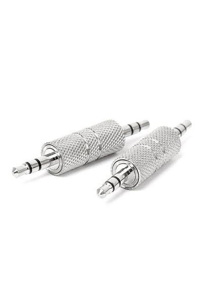 BSN 2pcs C 3Pole 3/4 Pole 3.5mm Audio Cable Jack Adapter Male to Male Stereo Aux Plug Straight Converter