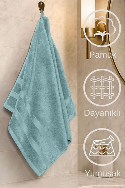 Karna Home Cotton Single Towel Karna Premium Morgan 70X140 cm - Green