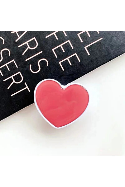 Choice حامل هاتف على شكل قلب وردي 2024، حامل قبضة الإصبع، يدعم الهاتف لهاتف i...