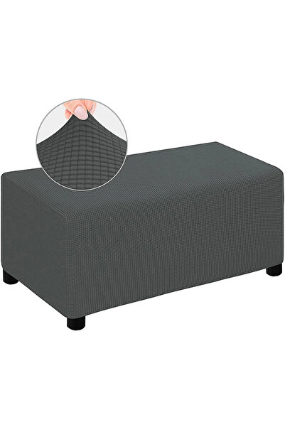 Choice مسند قدم عثماني قابل للطي مصنوع من قماش الجاكار المتين القابل للتمدد ح...