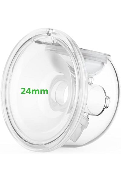 Generic Replacement Parts Set with 24 mm Flange for Bellababy Wearable Breast Pump, 1 Pack