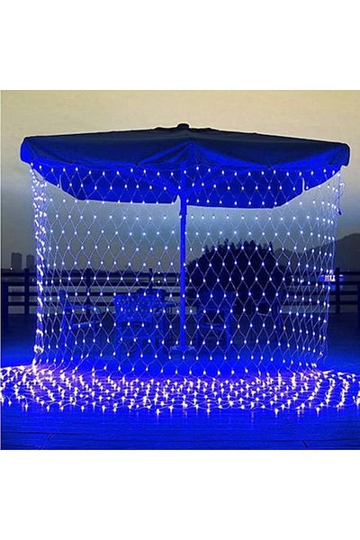 Casa Grande Plasă luminoasă de Crăciun, 3 m x 1,5 m, 240 LED-uri, albastră