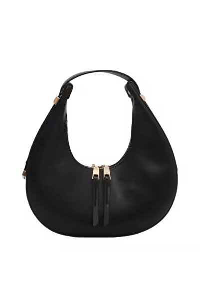 Rup Art Stylish PU Leather Shoulder Bag for Women Chic Solid Color Underarm L...