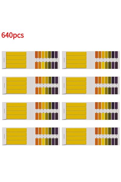 Choice13 640pcs 80-800Pcs Professional 1-14 PH Litmus Paper Ph Meter Indicator Test Strips Water Cosmetics So