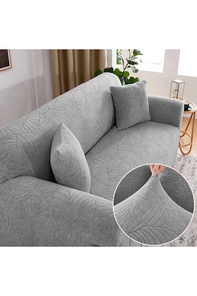 uzhanem Leaf Pattern Armchair Cover 3.2.1.1 Armchair Cover Set Home Textile Product