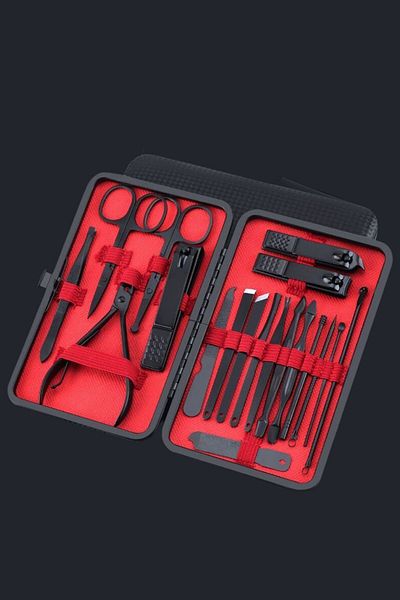 Buffer ® 18 Piece Bag Type Manicure Pedicure Nail Care Set