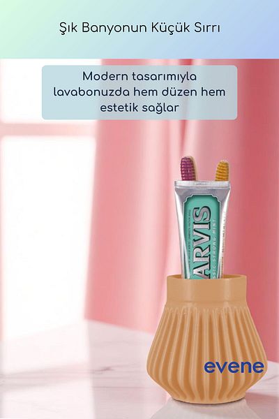 Evene Θήκη οδοντόβουρτσας Βάση οδοντόβουρτσας Βάση οδοντόβουρτσας Μπεζ Χρώμα Μοντέλο 83