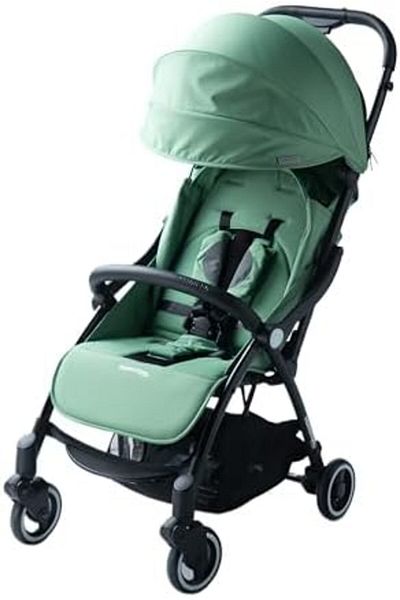 Hamilton by Yoop Baby Stroller - Cabin Approved Quick Fold Design - Autofold System (Green)