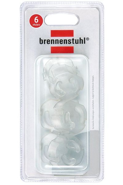 Brennenstuhl Protectie contact priza Brennenstuhl, protectie transparenta pentru prize, 6 bucati