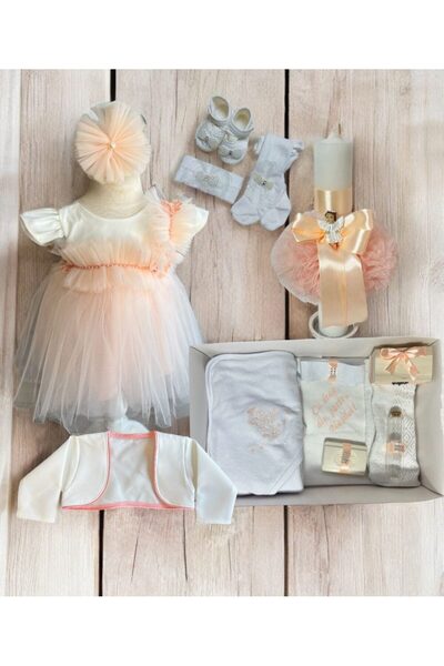 Botez Set complet fetita Anca – somon cu tematica ingeras