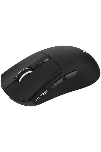 AQIRYS Mouse Gaming Zephyr, Wireless 2.4 GHz/Bluetooth, 26000 dpi, OLED Display, magnetic charging d