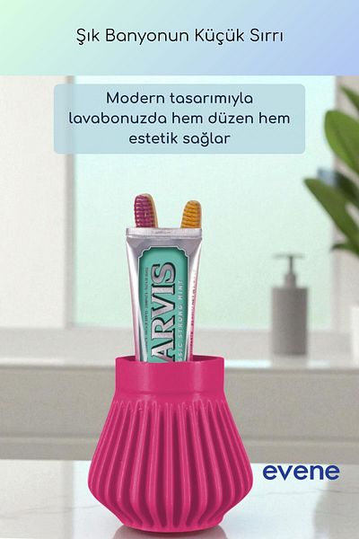 Evene Θήκη οδοντόβουρτσας Βάση οδοντόβουρτσας Βάση οδοντόβουρτσας Φούξια Χρώμα Μοντέλο 83