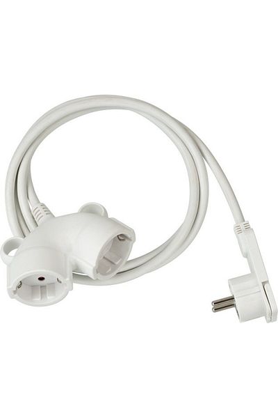 Brennenstuhl Cordon Prelungitor cu cap plat cu 2 prize, 5 m