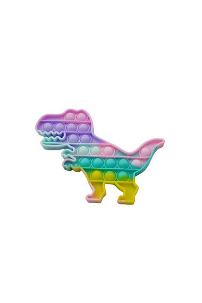 Terra Pop it Now & Flip it, Push Bubble Dinosaur Multicolor Toy