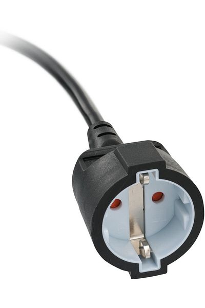 Brennenstuhl Cordon Prelungitor cu cap plat, 2m - Negru