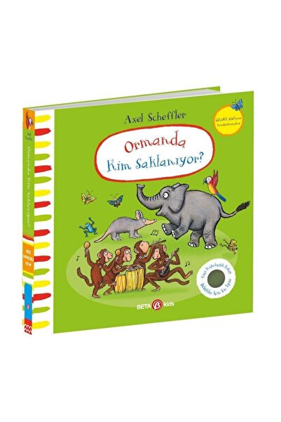 Beta Kids Yayınları كتاب Beta Kids من الغابة من Whom Hides Behind the Felt Cover